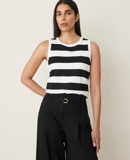 Striped Sleeveless Top