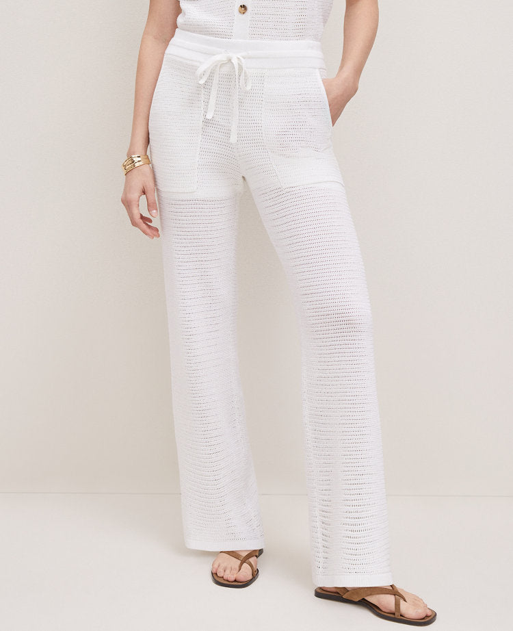 Weekend Collection Mesh Sweater Pant