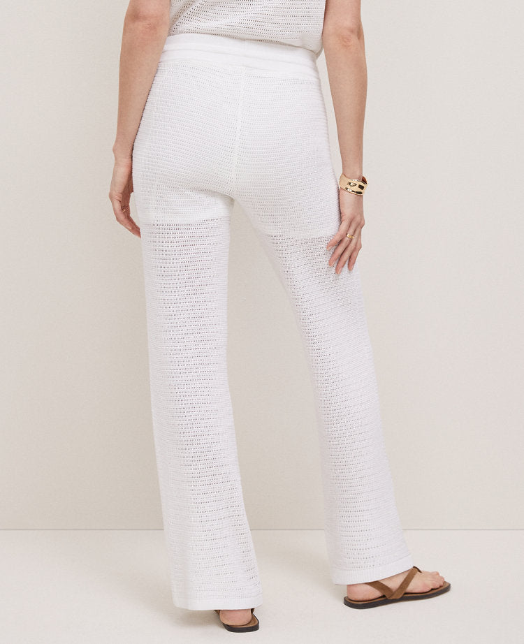 Weekend Collection Mesh Sweater Pant