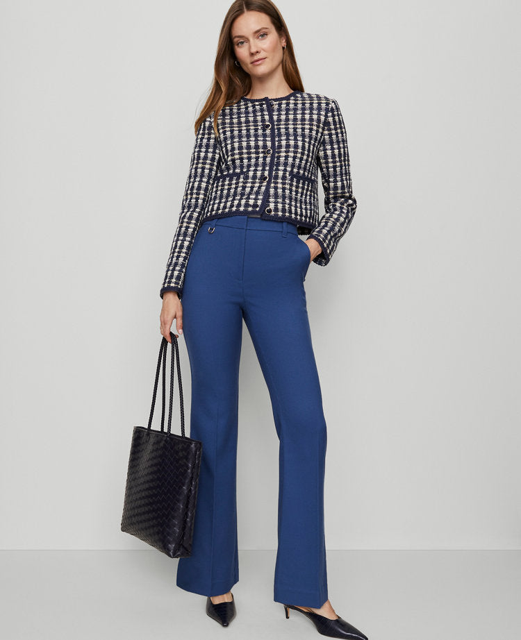 The Slim Flare Trouser Pant in Bi-Stretch