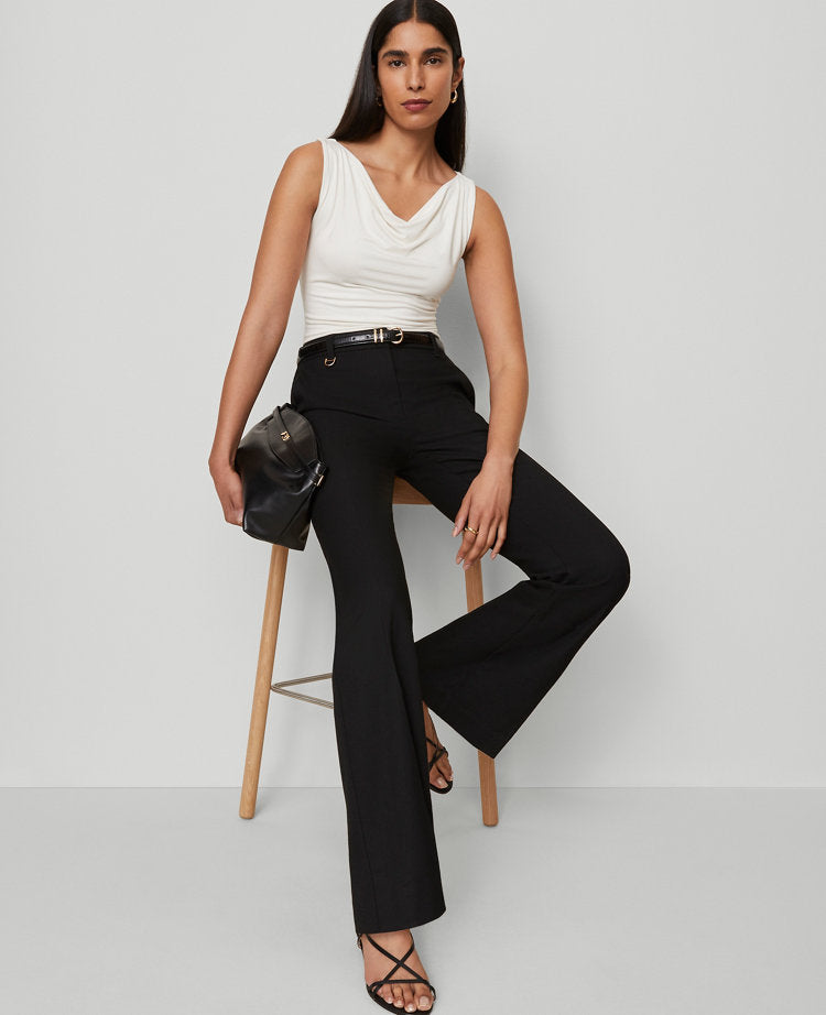 The Slim Flare Trouser Pant in Bi-Stretch