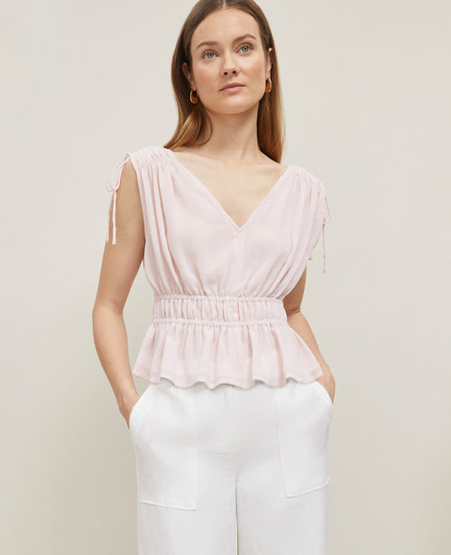 Gathered Tie Top