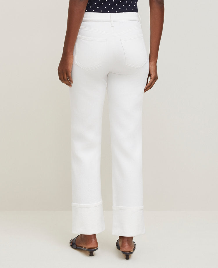 The Petite Cuffed Straight Jean