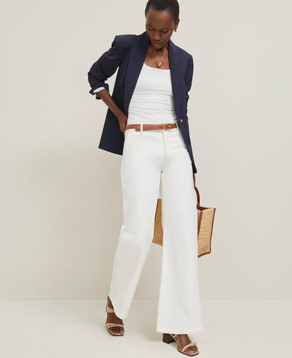 The Petite Refined Wide-Leg Jean