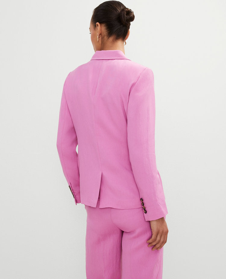 The Petite Hutton Blazer in Twill