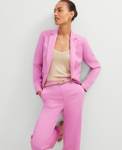 The Petite Hutton Blazer in Twill