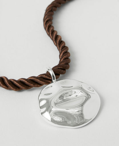 Metal Rope Pendant Necklace