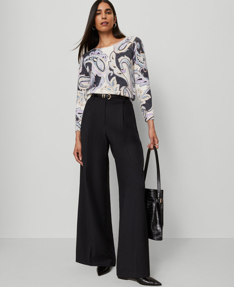 The Petite Modern Wide-Leg Trouser Pant