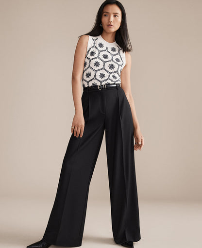 The Petite Modern Wide-Leg Trouser Pant