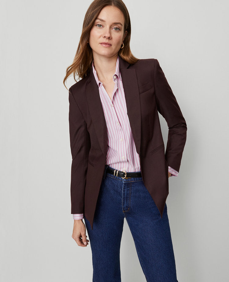 The Petite One-Button Blazer