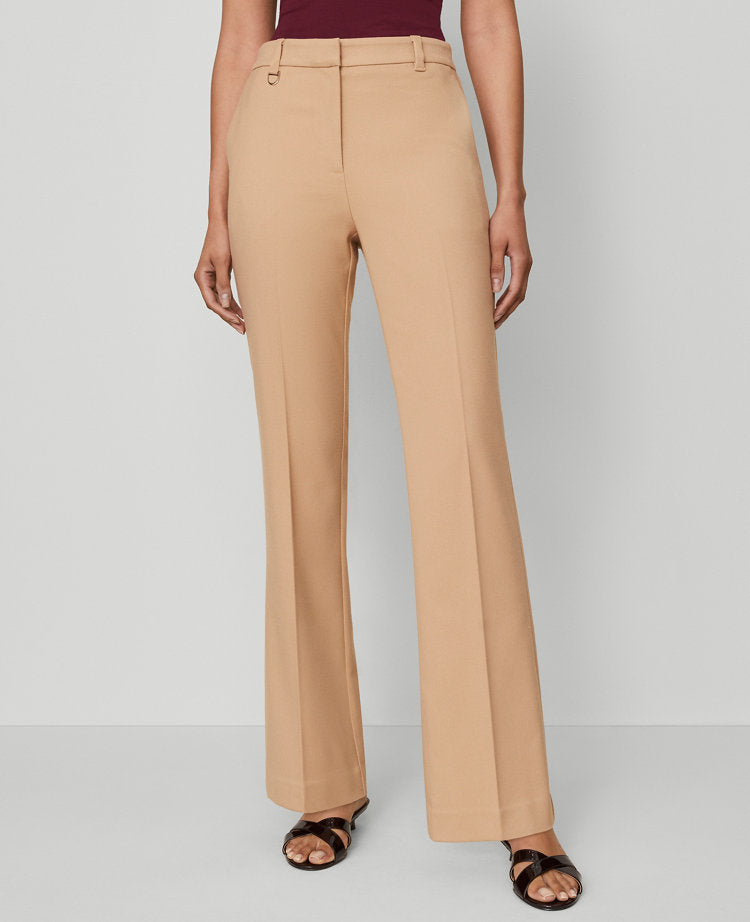 The Slim Flare Trouser Pant in Bi-Stretch - Curvy Fit