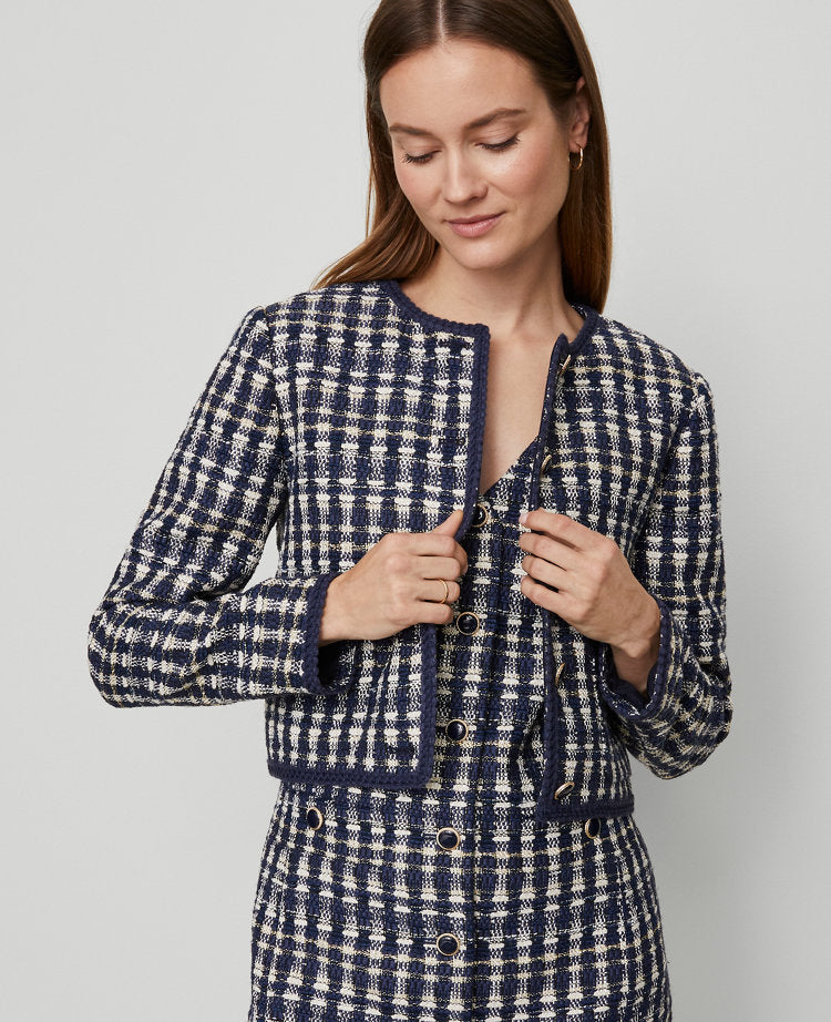 Petite Tweed Patch Pocket Jacket