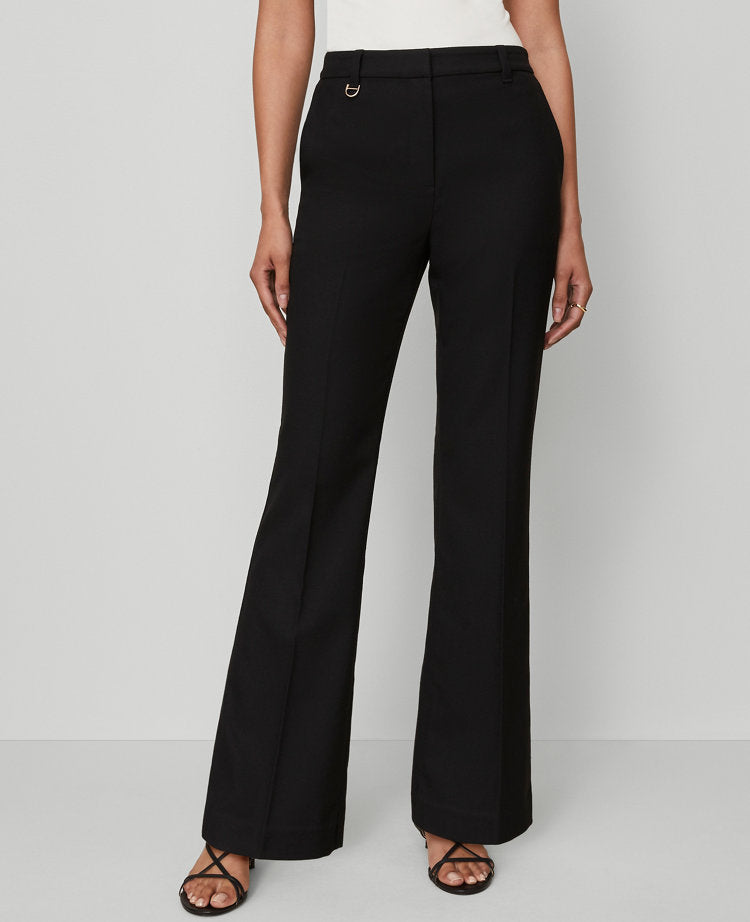 The Petite Slim Flare Trouser Pant in Bi-Stretch