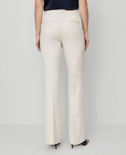 The Petite Flare Trouser Pant in Pinstripe