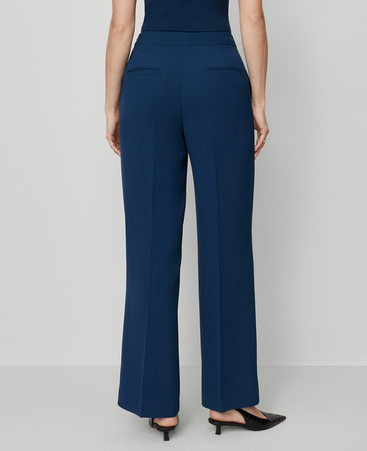 The Wide-Leg Pant in Fluid Crepe — Curvy Fit