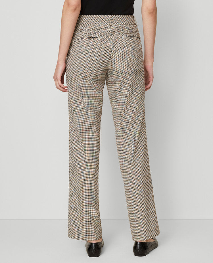 The Straight Pant in Plaid — Curvy Fit