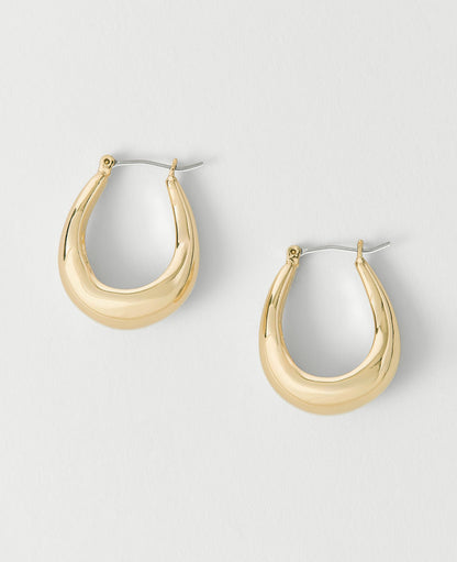 Metal Hoop Earrings