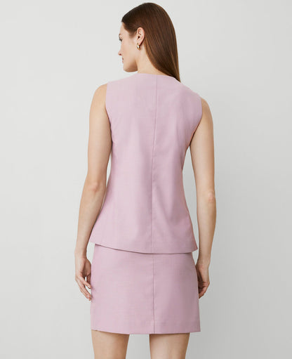 The Long Crew Neck Vest