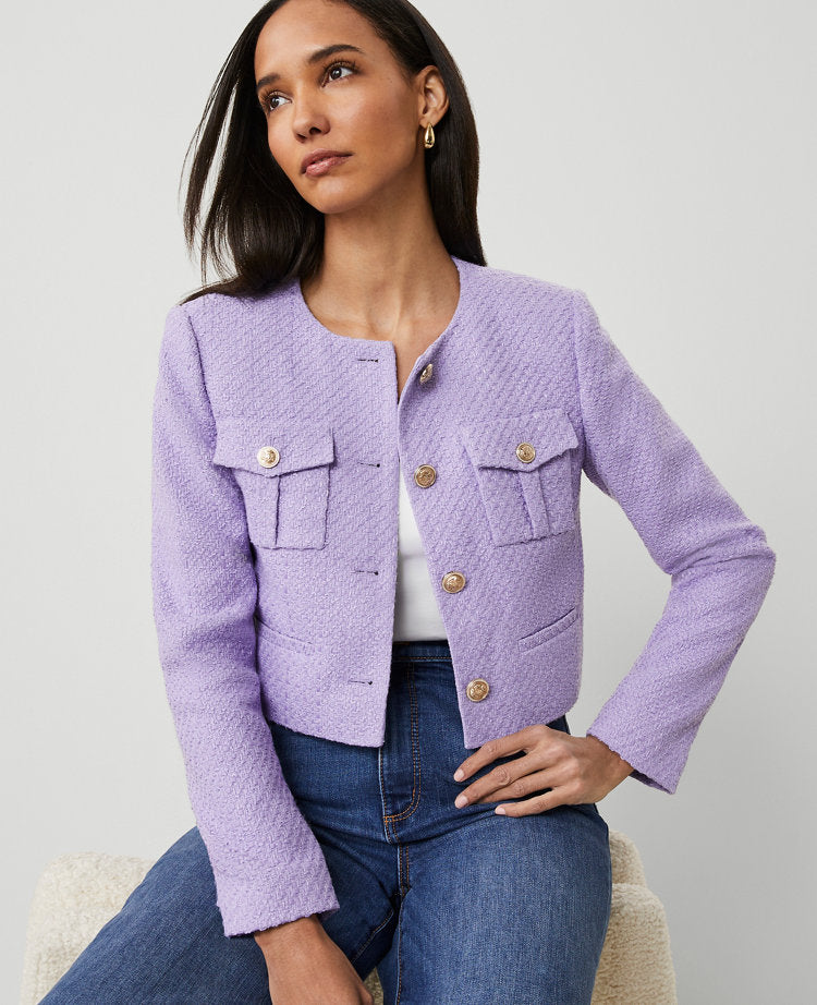 Tweed Patch Pocket Jacket