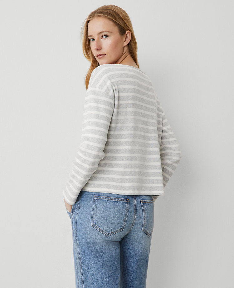 Weekend Collection Striped Relaxed Top