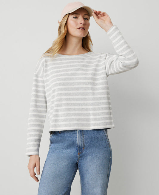 Weekend Collection Striped Relaxed Top