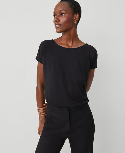 Jersey Wedge Top