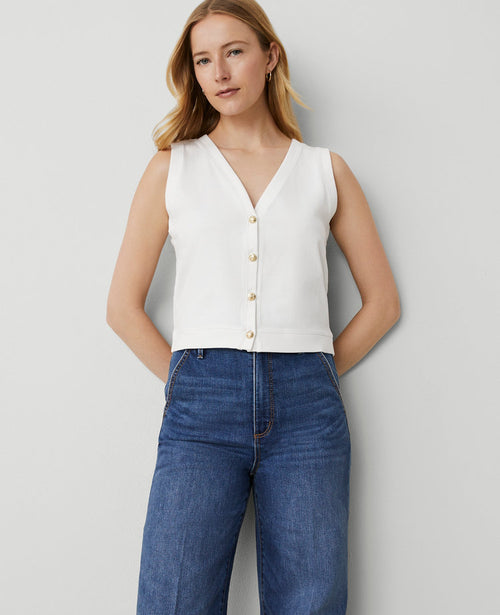 Knit V-Neck Vest
