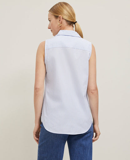 Striped Sleeveless Shirt