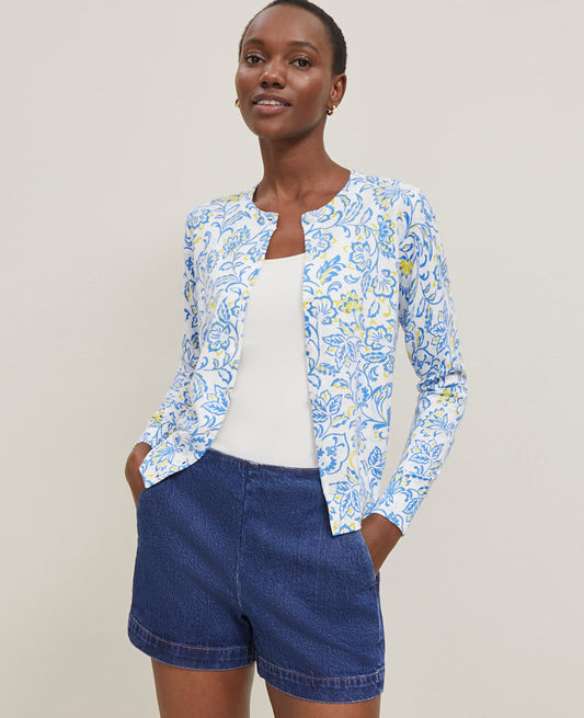 Petite Floral Ann Cardigan