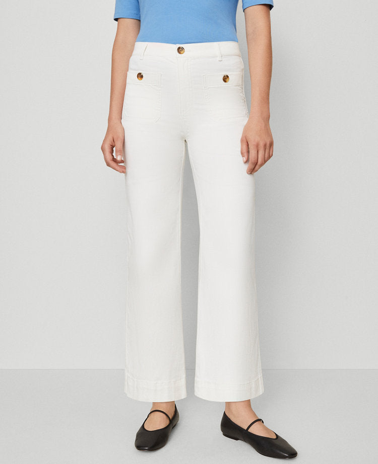 Weekend Collection Sateen Patch Pocket Pant