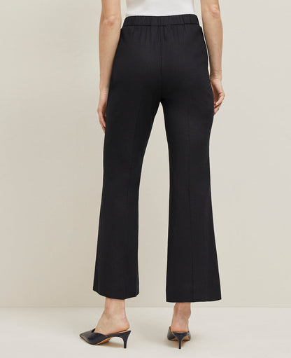 The Flare Ankle Pant in Linen Blend — Curvy Fit