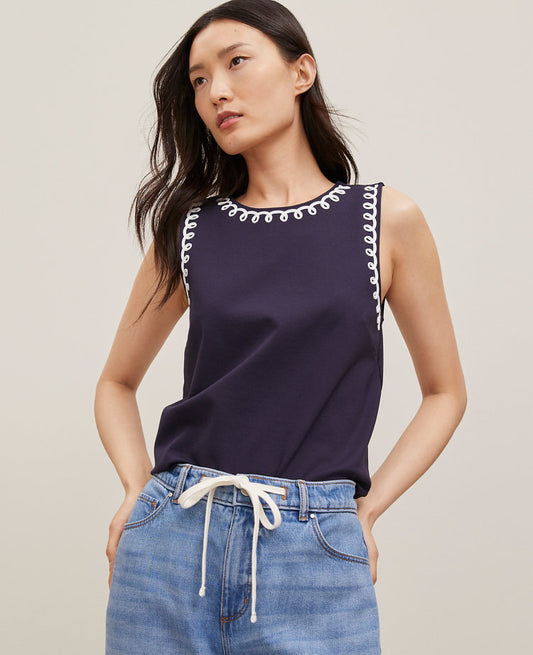 Petite Stitch Ponte Shell