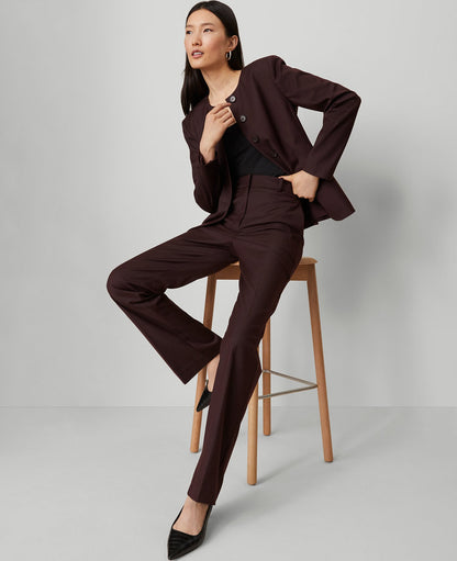 The High Rise Slim Trouser Pant