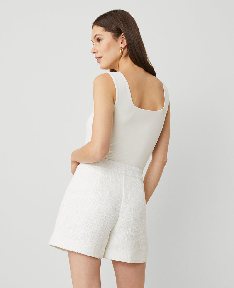 The Petite Tailored Short in Tweed