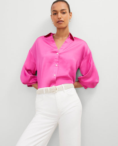 Blouson Sleeve Shirt