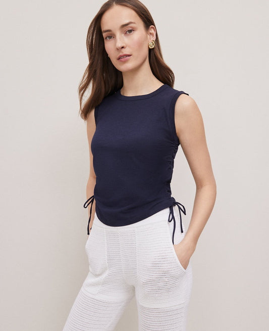 Petite Weekend Collection Side-Tie Tank Top