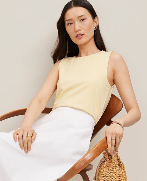 Petite Crew Neck Shell