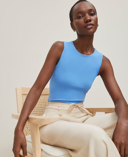Petite Crew Neck Shell