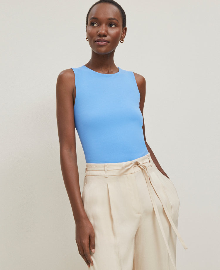 Petite Crew Neck Shell