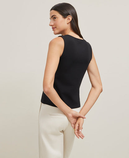 Petite Crew Neck Shell