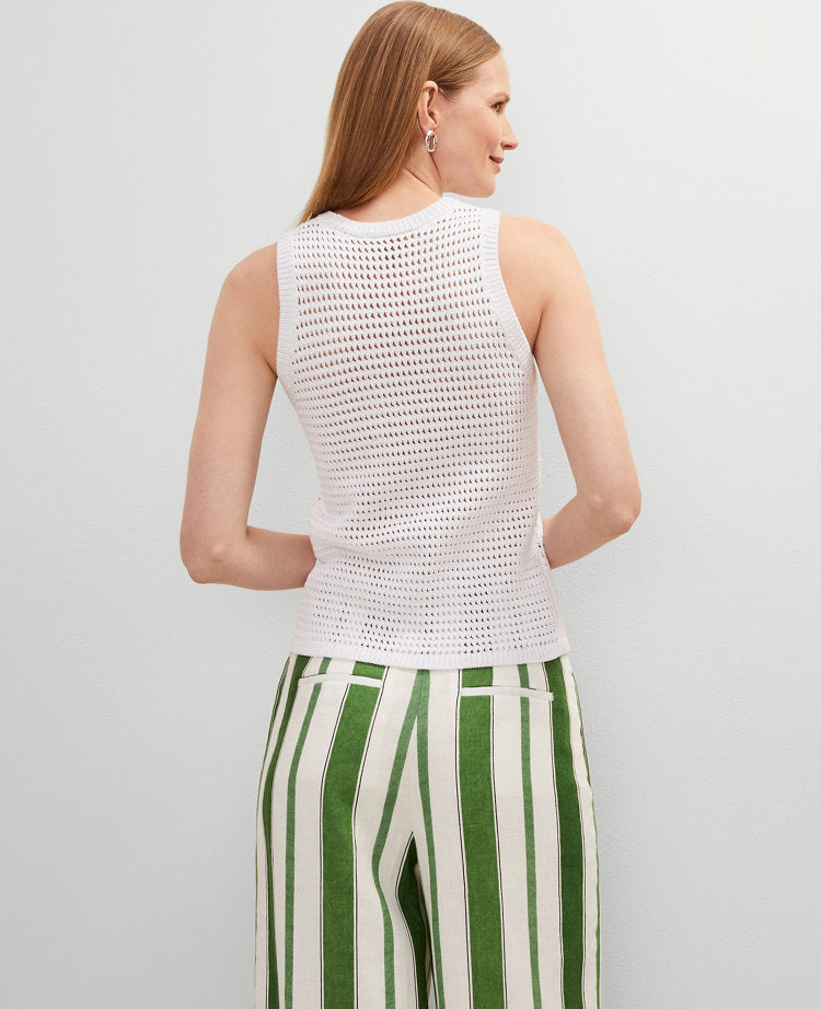 Petite Open Stitch Sweater Shell