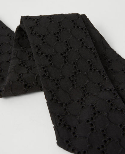Eyelet Skinny Scarf