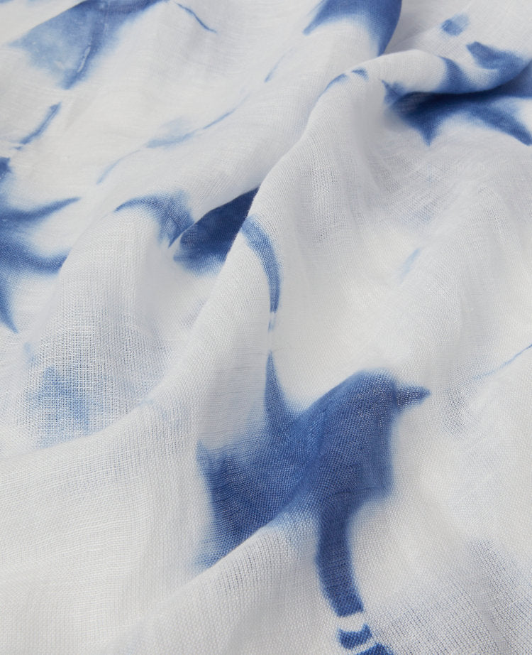 Weekend Collection Dip Dye Linen Blend Scarf