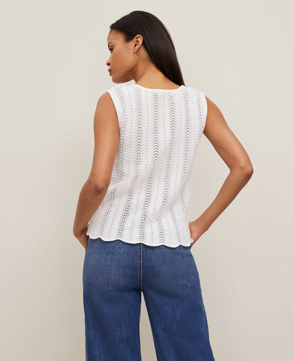 Petite Crochet Sweater Shell