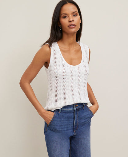 Petite Crochet Sweater Shell