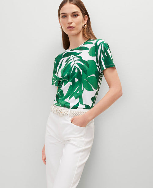 Floral Crew Neck Tee