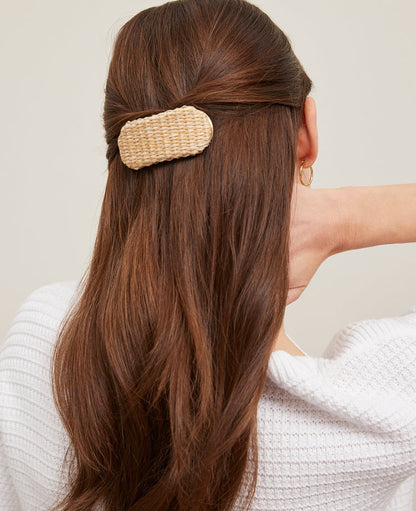 Straw Hair Clip