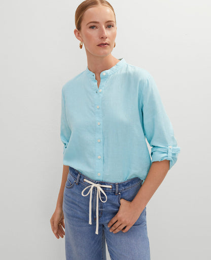 Petite Relaxed Linen Perfect Shirt