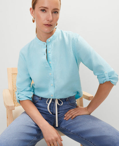 Petite Relaxed Linen Perfect Shirt