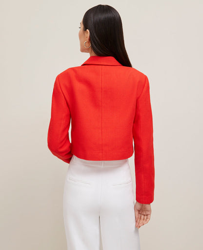 Petite Blazer Jacket in Pique